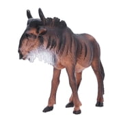 Safari Zoo Animals Figures Toys, Small Realistic Plastic African Jungle Animals Wildebeest Toy Animal Figurines Toy Statue Party Favors Toys for Boys Girls Kids Toddlers
