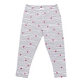 thumbnail image 1 of Legging George Niña 1 Rayas y Corazones Blanco Jaspe, 1 of 1