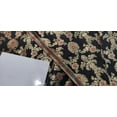 thumbnail image 4 of Silk Brocade fabric 44" wide BRO864 available in 7 colours [black,red,green,maroon,ink,purple], 4 of 11