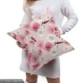 thumbnail image 5 of Ambesonne Floral Fabric by the Yard Upholstery, Chinese Blossoms Pattern, 5 Yards, Pale Pink Pastel Pink, 5 of 5