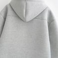 thumbnail image 5 of Aimik Women's Casual Zip Up Hoodie Sweatshirt with Pockets Long Sleeve Solid Color Hooded Jacket for Sport and Gym, 5 of 6