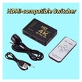 thumbnail image 2 of Compatible Switcher 4K HD 1080P 5 Port HD KVM Switch Selector Splitter with Hub IR Remote Controller, 2 of 7