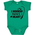 thumbnail image 3 of Inktastic I Hooked Papa's Heart with Fishing Rod Boys or Girls Baby Bodysuit, 3 of 5