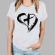 thumbnail image 2 of Blusas de Manga Corta para las Mujeres Imprimir Cuello Redondo Camiseta, Blusa Clásica Vintage para la Primavera Y el Verano, 2 of 4