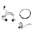 thumbnail image 1 of Road Bike Brake Set Clamp Type Brake C Brake Handle 22.2mm Front/Rear Brake Kit Silver Rear Brake Kit, 1 of 9
