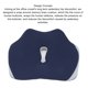 thumbnail image 4 of Cojín De Asiento De Espuma Viscoelástica, Cómodo, Antideslizante, Diseño Ergonómico Para Oficina, Coche, Silla De Ruedas, Comodidad Multifuncional, 4 of 7