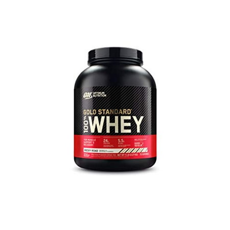 Optimum Nutrition Gold Standard 100% Whey Protein Powder, Rocky Road, 5 Pound (Packaging May Vary)