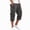 Dark Gray #005, variant on Mens Cargo Shorts Tactical Travel Relaxed Fit Below the Knee Shorts Hiking Summer Lightweight Bermuda Shorts, 3XL