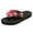 A Red, variant on 250 Anniversary Flip Flops for Women USA Flag Print Bow Platform Sandals Lightweight Non Slip Independence Day Slide Shoes Red Size 9