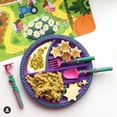 thumbnail image 2 of Utensilios para niños pequeños - Tenedor, cuchara y plato de plástico reutilizable para niños pequeños - Adecuado para utensilios para niños - Apto para lavavajillas - Juego de utensilios portátiles, 2 of 3