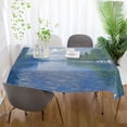 thumbnail image 5 of Yayeee Tablecloths for Rectangular Tables 54 x 54 inch Party Table Cover, Blue Sky and River, 5 of 6