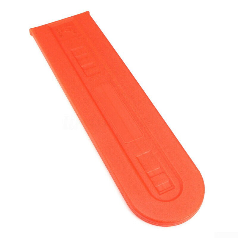 2pcs Orange Plastic Genuine Chainsaw Bar Cover Scabbard Guard 2×14"~16" 