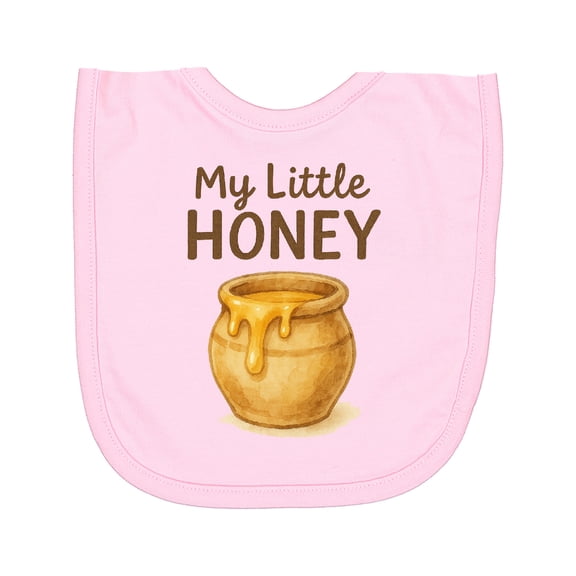 Inktastic My Little Honey with Cute Honey Pot Art Newborn Bib