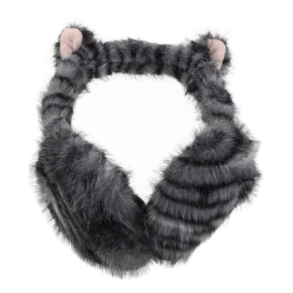 NICEXMAS Childrens Earmuff For Autumn And Winter Seasons Grey Plush 1Pack