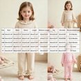 thumbnail image 4 of ZIXKCGDSE Baby Girl Clothes Ruffle Sleeved Pullover Tops and Wide Leg Pants Fall Outfits Size 12-18 Months, 4 of 4