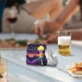 thumbnail image 5 of Yayeee Ashtray with Lid for Cigarette Smokeless Stainless Steel Home Ash Holder, Neon Road, 5 of 7