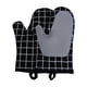 thumbnail image 2 of Guantes de cocina de silicona antideslizantes y fáciles de usar. negro, 2 of 9