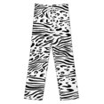 thumbnail image 3 of Leopard Print Animals Pajama Pants Breathable with Pockets Pajamas For Lady Vintage Sleeping Pants Bedroom Homewear, 3 of 6