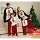 thumbnail image 1 of Los pijamas a juego de la familia de la impresión de los ciervos de la tela escocesa de la Navidad fijan ignífugos, 1 of 1