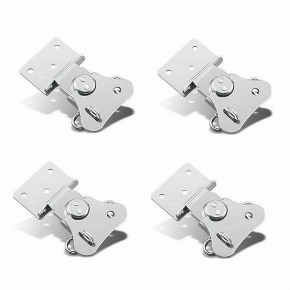 4 Pack Spring Loaded Butterfly Latch Large Doorkeeper Clamp