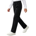 thumbnail image 2 of Samdudou Sweatpants for Girls Polka Dot Lounge Pants High Waisted Straight Leg Casual Track Trousers Elastic Waist Basic Bottoms Daily School Wear, 2 of 6