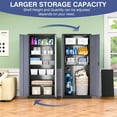 thumbnail image 6 of WDZS Metal Garage Storage Cabinets with Lock Door and Adjustable Shelves, Steel Tool Cabinets for Home,Office,Warehouse Organisieren,71 inch, 6 of 10