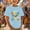 czb# Light Blue132, variant on CUZIBR Boys Girls Carnival Shirts Cartoon Letter Graphic Print T Shirt Festive Party Short Sleeve Crewneck Tee Comfortable Casual Playwear Toddler Summer Back To School Truck dailywear,Beige,5 Years