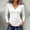 White, variant on Loose Fitting Blouse for Women New V Neck Long Sleeve Shirts for Women with Buttons Casual Fall Outfits Lightweight Tunic Sweaters Fashion Clothes Style B-5 Black L