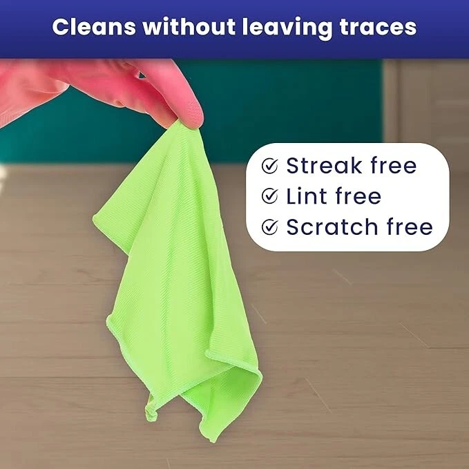 PRIME - Microfiber Cleaning Cloth 2Pack(28) Towel Rag Car Polishing Detailing No-Scratch