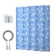 thumbnail image 2 of Bathroom Curtain Waterproof Cloth Proof Non Perforated Toilet High End Shading Curtain Shower Partition Door Curtain, 2 of 7