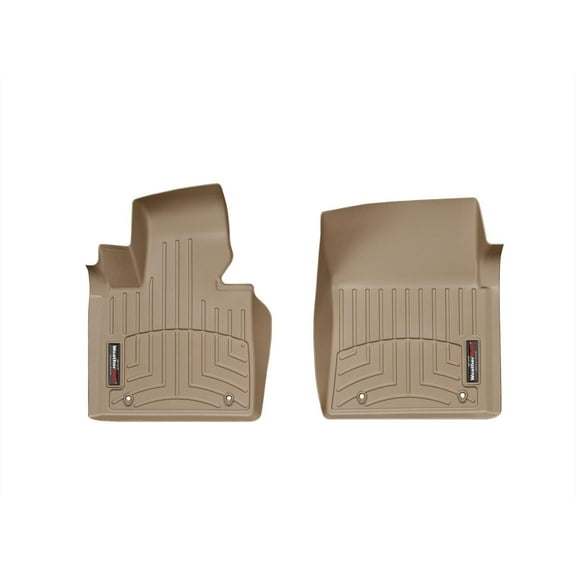WeatherTech Custom Fit FloorLiners compatible with Land Rover Rover Range Rover - 1st Row (Driver & Passenger), Tan