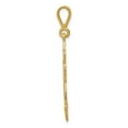 thumbnail image 2 of 14k Fleur de Lis Cross Pendant C2712, 2 of 3