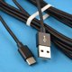 thumbnail image 4 of Sidaley Nuevo Cable USB tipo C Micro USB de carga rápida para teléfono móvil Android para P30 Pro Cable negro de carga para teléfono móvil Teléfono y Comunicación negro 1m, 4 of 6