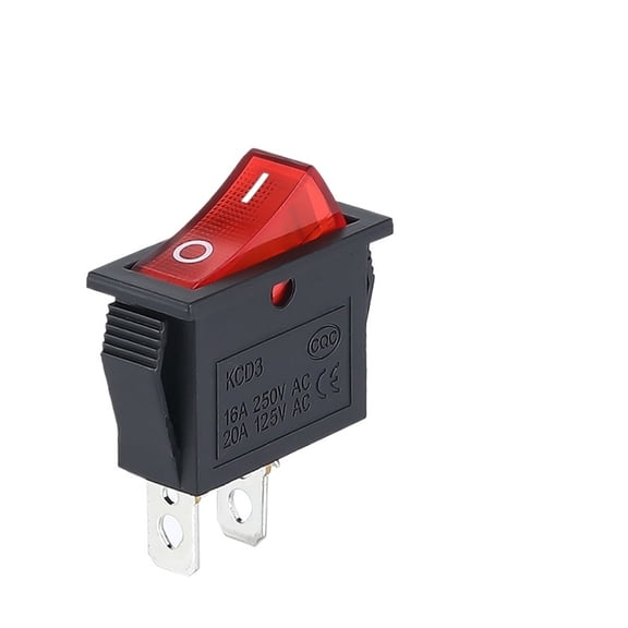 1PCS KCD3 Rocker Switch ON-OFF ON-OFF-ON 2 Position 3Pins Electrical equipment With Light Power Switch 16A 250V / 20A 125V AC