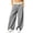 Gray 1, variant on Womens Sweatpants Wide Leg Full Length Palazzo Jogger with Pockets Fleece Lined Loose Contrast Ruffle Elastic Drawstring High Waist Warm Athletic Street Solid Bottoms