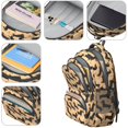thumbnail image 4 of Dachshund and Bone Orange Pattern Cute School Backpack Bag with Padded Back and Adjustable Shoulder Straps 16.9 X 12.6 X 5.9 Inches, 4 of 5