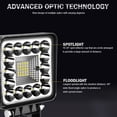 thumbnail image 4 of 4 inch 82W LED Work Light Bar Spot Flood Pods Offroad Fog ATV SUV Driving Lamp, 4 of 11