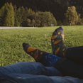 thumbnail image 2 of SPOX SOX - Mens & Ladies Mismatched Novelty Odd Socks - Camping, 2 of 2