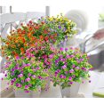 thumbnail image 4 of Artificial Fall Flowers, Fake Outdoor UV Resistant Autumn Plants for Home Kitchen Christmas Festival Thanksgiving Autumns Decoration(Fall Orange), 4 of 5