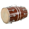 thumbnail image 2 of DYNAMIC INDIAN ART 18 Inch Size Wooden Dholak Indian Folk Musical Instrument Drum Nuts N Bolt With Cover., 2 of 4