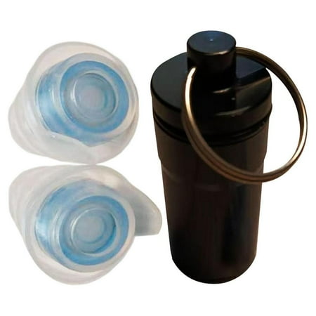 

High Fidelity Concert Earplugs | Noise Reduction Ear Plugs | 23db Protection Hearing Protection for Musicians DJs Festival Raves Drummers Loud Noise