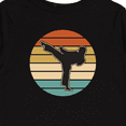 thumbnail image 4 of Inktastic Karate Martial Arts Silhouette Boys or Girls Long Sleeve Toddler T-Shirt, 4 of 5