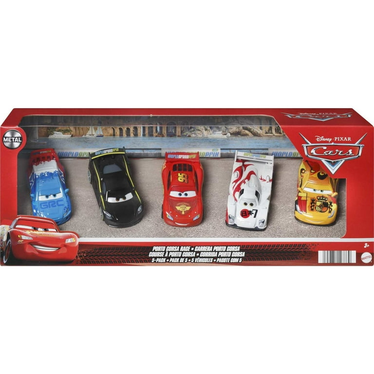 MATTEL 1:55 DISNEY PIXAR CARS 2 PORTO CORSA SET