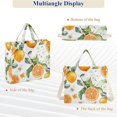 thumbnail image 6 of FORMRS Womens Corduroy Tote Bag Crossbody Shoulder Handbag with Pocket, Orange Watercolor Bees, 6 of 7