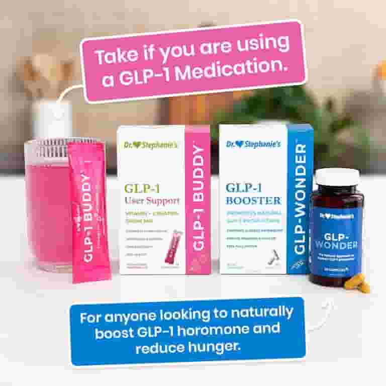 glp-1 wonder Dr. Stephanie's GLP-Wonder Natural Weight Support Supplement 30 Capsules