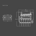 thumbnail image 4 of 6String Guitar Tremolo System Bridge Tailpiece Headless For Electric guitar Part, 4 of 12