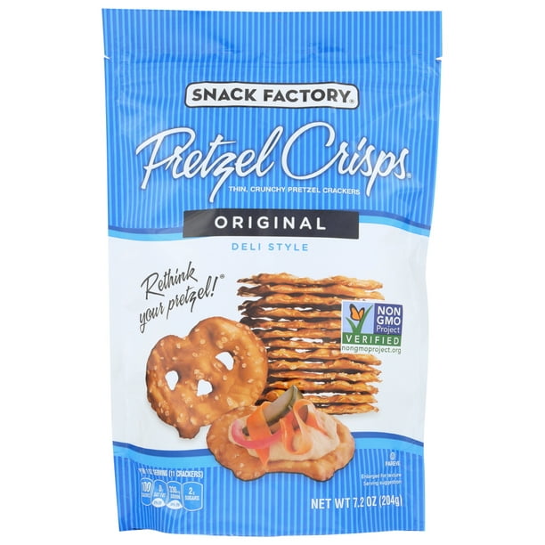 Snack Factory Original Pretzel Crisps, 7.2 Oz.