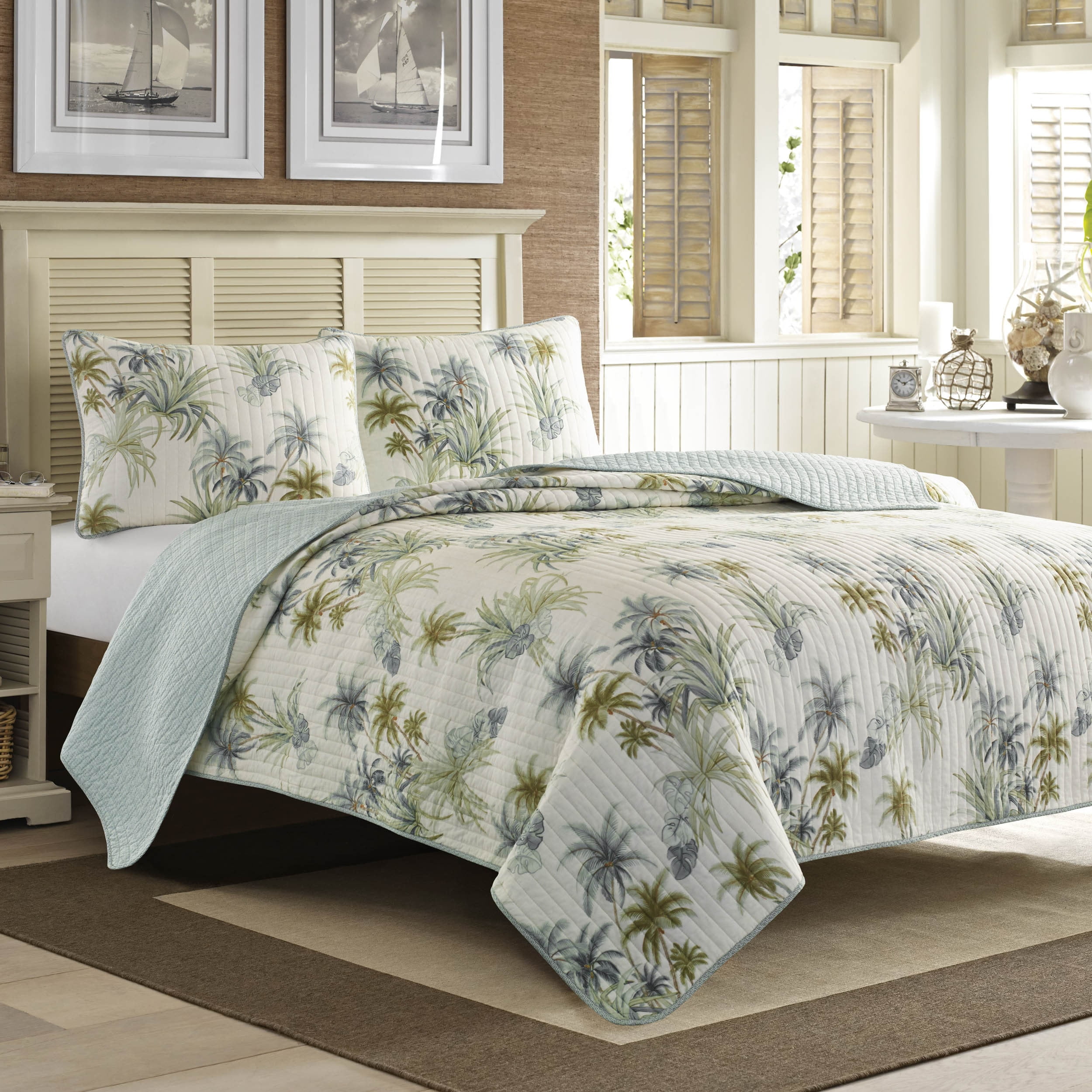 Tommy Bahama Serenity Palms King Quilt 