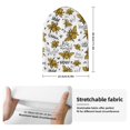 thumbnail image 2 of Pofeuu Hohey Bee Golden2 Print Beanie Hat for Men Women Knit Winter Hat Warm Cuffed Skull Beanie Slouchy Soft Unisex, 2 of 6