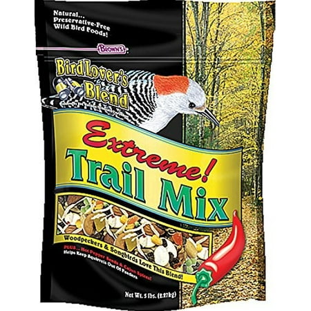Brown's Bird Lover's Blend Extreme! Trail Mix Bird Food, 5 Lb